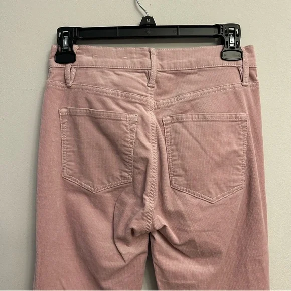 LOFT Pink Corduroy Pants High Rise Skinny Size 0 - Picture 4 of 9